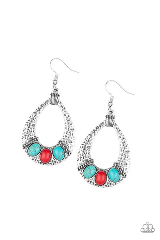 Terra Terrific Multi Paparazzi Earrings