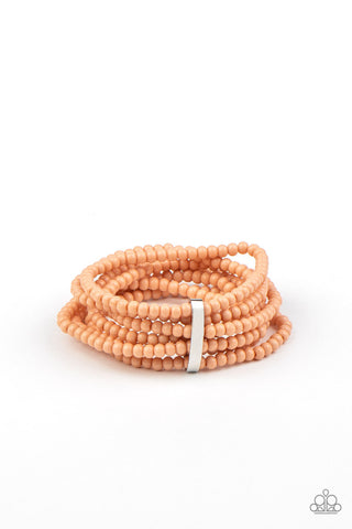 Thank Me LAYER Orange Paparazzi Bracelet