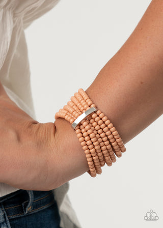 Thank Me LAYER Orange Paparazzi Bracelet