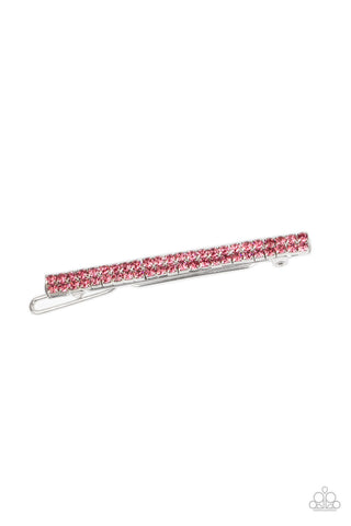That's GLOW-biz Pink Paparazzi Hair Clip