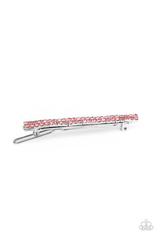 That's GLOW-biz Pink Paparazzi Hair Clip
