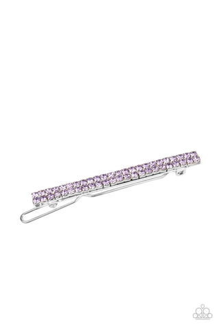 That's GLOW-biz Purple Paparazzi Hair Clip