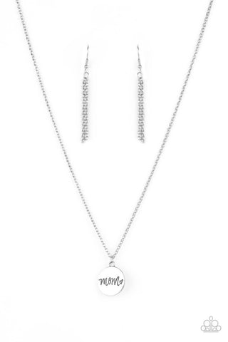 The Cool Mom Silver Paparazzi Necklace
