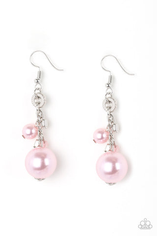 Timelessly Traditional Pink Paparazzi Earrings