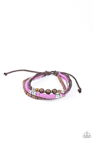 Totally Tiki Purple Paparazzi Bracelet