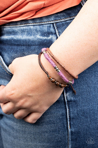 Totally Tiki Purple Paparazzi Bracelet