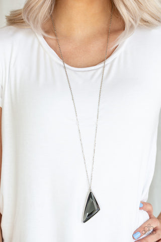 Ultra Sharp Silver Paparazzi Necklace