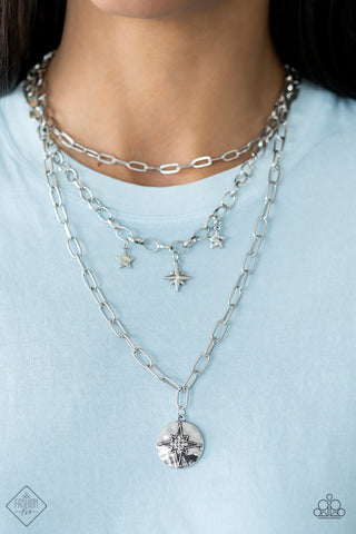 Under the Northern Lights White Paparazzi Necklace
