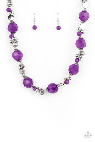 Vidi Vici VACATION Purple Paparazzi Necklace