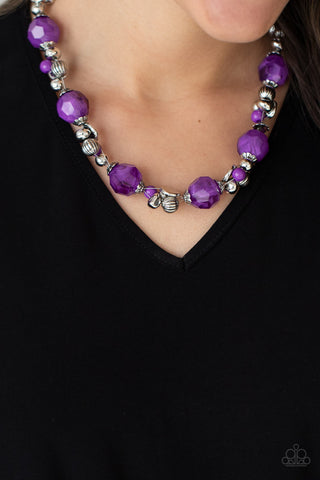 Vidi Vici VACATION Purple Paparazzi Necklace