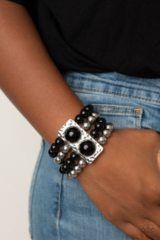 WEALTH-Conscious Black Paparazzi Bracelet