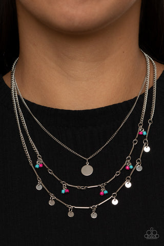 Wandering Wonder Pink Paparazzi Necklace