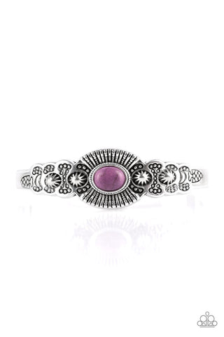 Wide Open Mesas Purple Paparazzi Bracelet