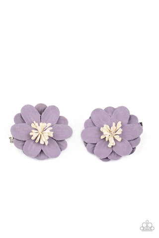 You GROW Girl Purple Paparazzi Hair Clips