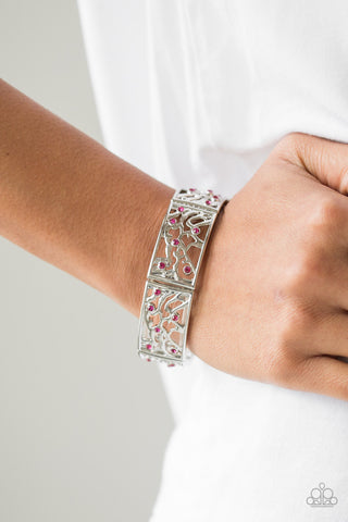 Yours and VINE Pink Paparazzi Bracelet
