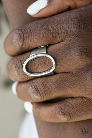 A One- Up Silver Paparazzi Ring