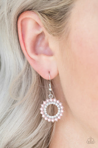 A Proper Lady Pink Paparazzi Earrings