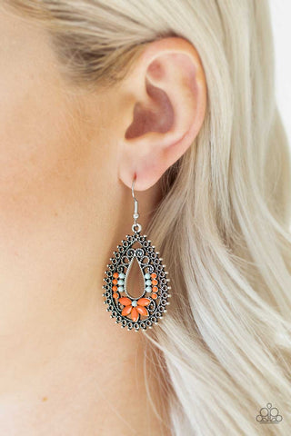 Atta-GALA Orange Paparazzi Earrings