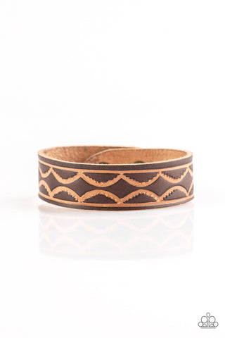 Zion Horizon Brown Paparazzi Urban Bracelet