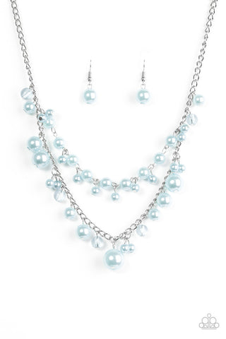 Blissfully Bridesmaid Blue Paparazzi Necklace