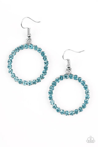 Bubblicious Blue Paparazzi Earrings