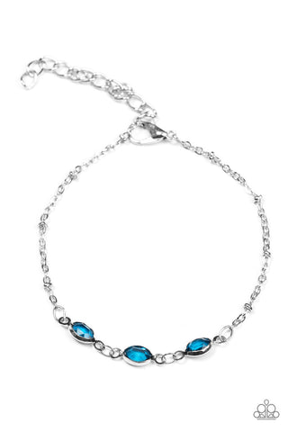 Center Stage Chic Blue Paparazzi Bracelet