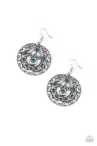 Choose to Sparkle Blue Paparazzi Earrings