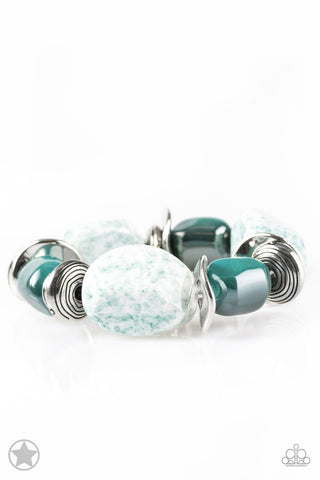 Glaze of Glory Blue Paparazzi Bracelet