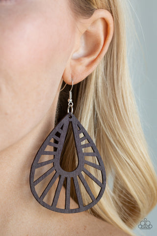 Coachella Chill Brown Paparazzi Earrings