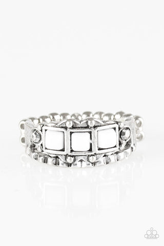 Color Me EMPRESSED! White Paparazzi Ring