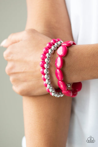 Color Venture Pink Paparazzi Bracelet