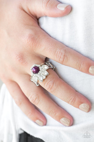 Crown Coronation Purple Paparazzi Ring