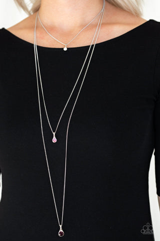 Crystal Chic Purple Paparazzi Necklace