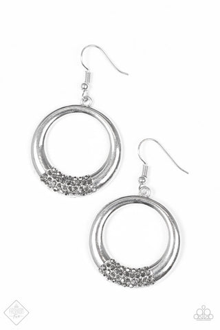 Dip It Low Silver Paparazzi Earrings