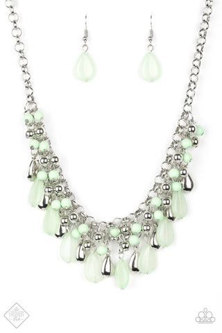 Diva Attitude Green Paparazzi Necklace