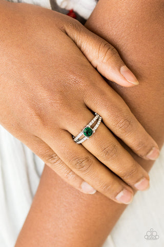 Dream Sparkle Green Paparazzi Ring