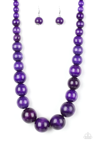 Effortlessly Everglades Purple Paparazzi Necklace