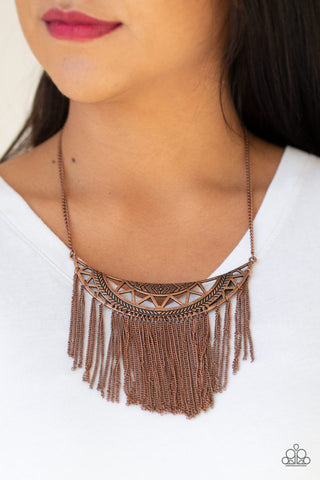 Empress Excursion Copper Paparazzi Necklace