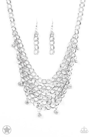 Fishing for Compliments Silver Paparazzi Necklace