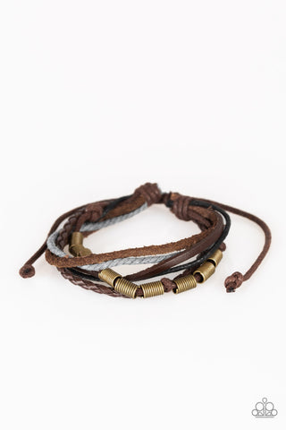 Forest Front Runner Brown Paparazzi Bracelet