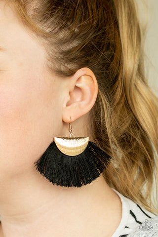 Fox Trap Gold Paparazzi Earrings