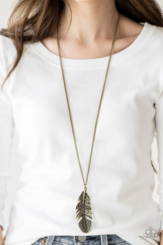 Free Bird Brass Paparazzi Necklace