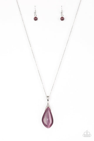 Friends in GLOW Places Purple Paparazzi Necklace