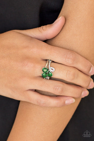 Friends in High End Places Green Paparazzi Ring