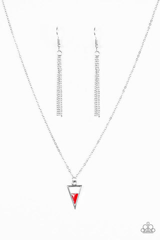 Girl with Edge Red Paparazzi Necklace