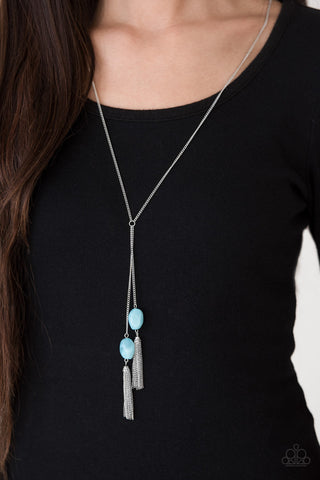 GLOW Your Role Blue Paparazzi Necklace