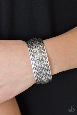 Gorgeously Gypsy Silver Paparazzi Bracelet