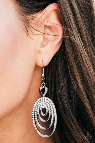 Cosmically Cosmopolitan Black Paparazzi Earrings