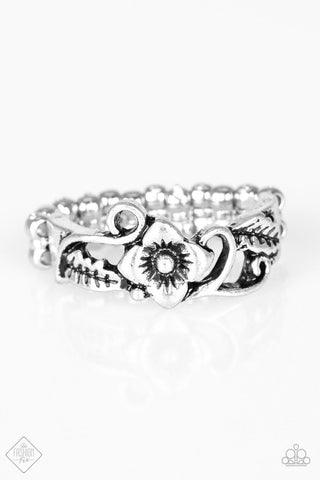 Island Haven Silver Paparazzi Ring