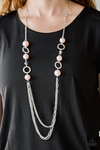 It's about SHOWTIME! Pink Paparazzi Necklace